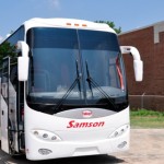 Deluxe motorcoach front
